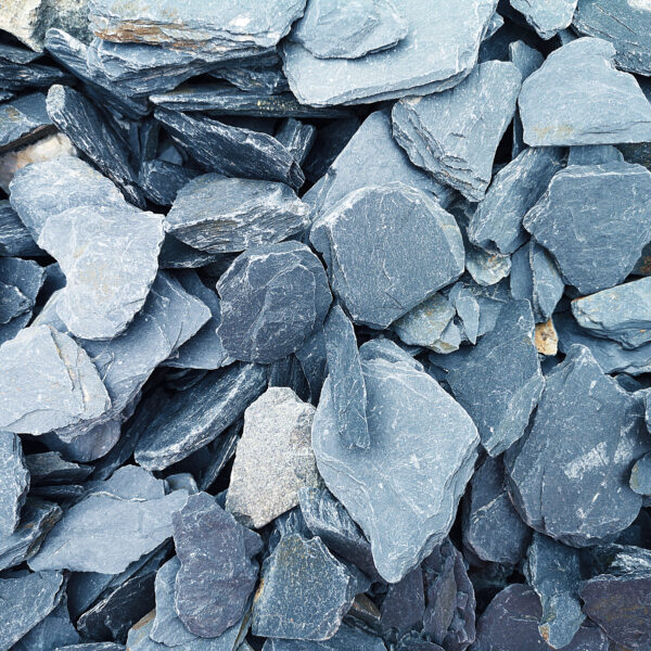 Blue Slate Chippings 40mm - 850kg Bulk Bag